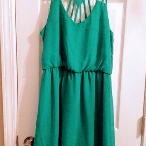 I.N. San Francisco, Medium Teal Green Dress